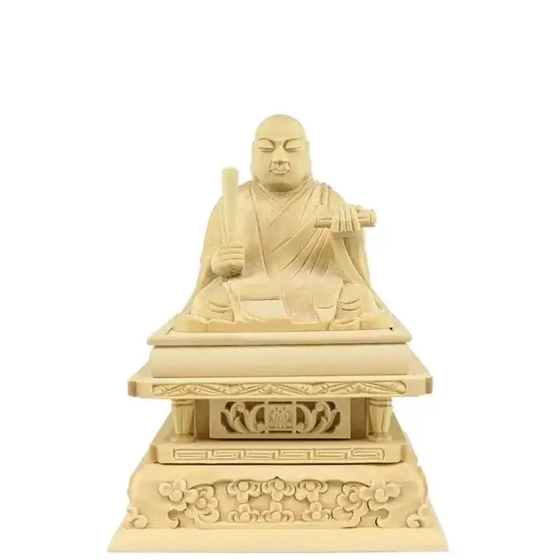 日蓮上人像　仏像は白檀 仏像 白檀 日蓮上人像