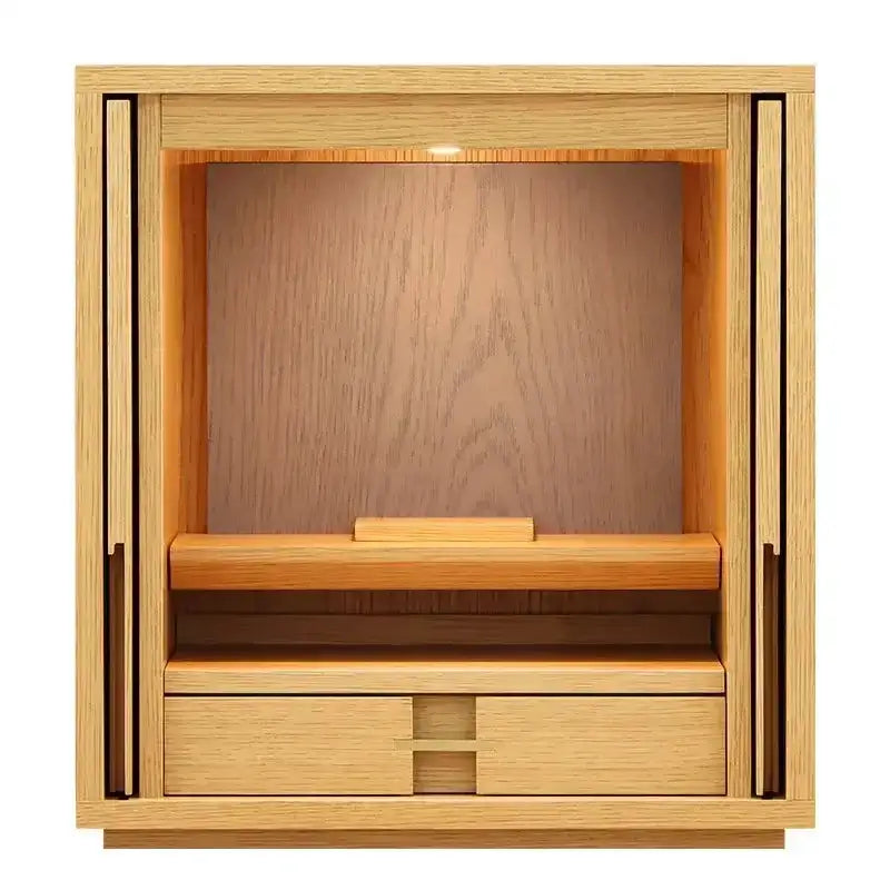 モダン仏壇 TSUDOU オーク×神代色 | お仏壇の通販 | インテリア仏壇