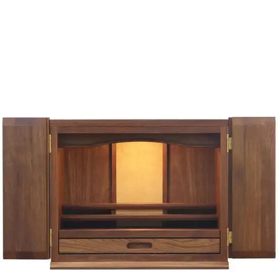 家具調仏壇 ポルト ワイド ウォールナット 16号メイン画像01