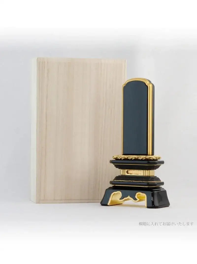 輪島塗位牌 葵角切 呂色の商品画像4枚目