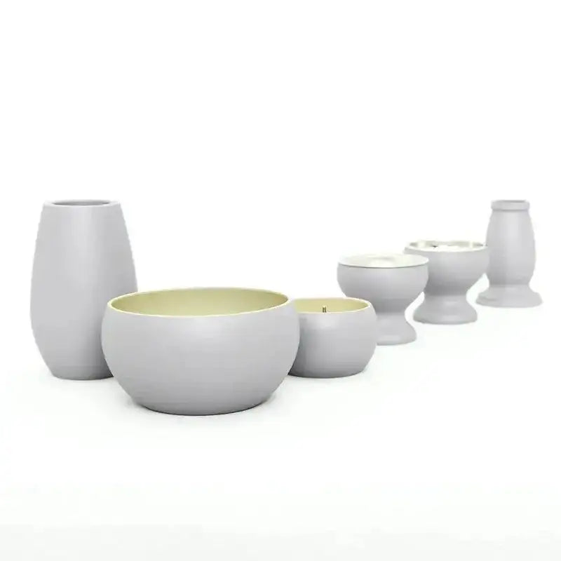 仏具セット選べる２カラー展開：002ブルー・003ピンクせともの/ミニ仏壇・家具調仏壇用/創価学会用仏具 (ブルー)