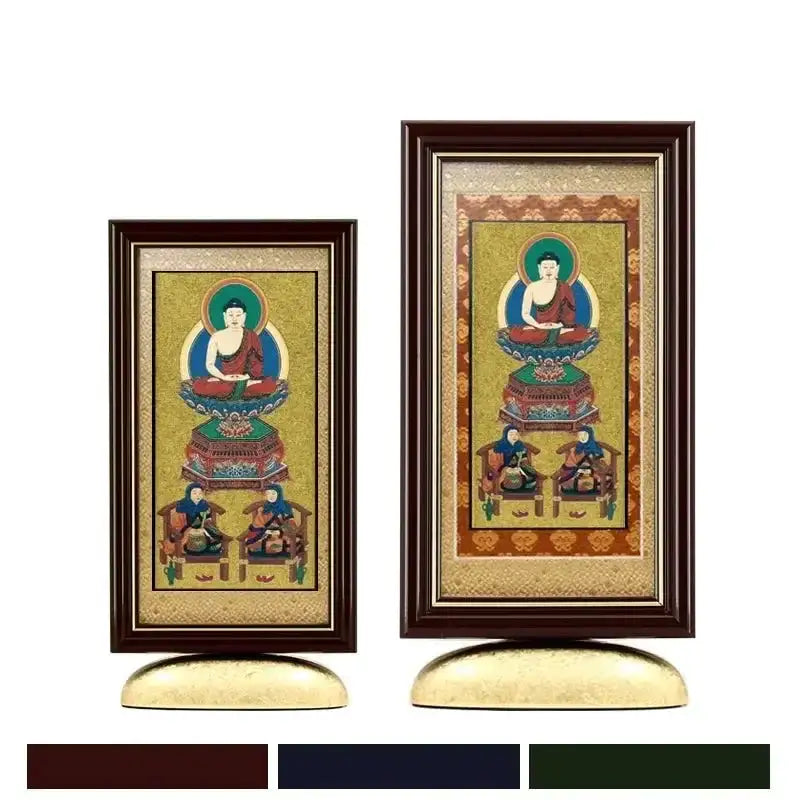 新世紀掛軸 綺羅 三尊仏 金地タイプ【天台宗】 |本尊・脇侍の通販 新世紀掛軸 綺羅 三尊仏 金地タイプ【天台宗】 |本尊・脇侍の通販