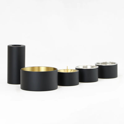 モダン仏具セット SEN マットブラックのメイン画像