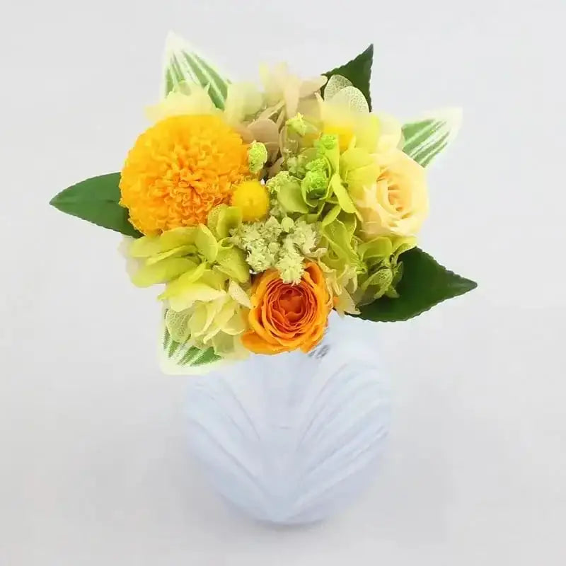 フラワーさま専用 お取り置き10日 お供え プリザーブドフラワー【紫乃/若菜】クリアケース付き仏花 仏壇