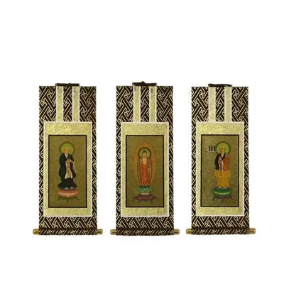 吊り下げ型掛け軸 「オリジナル掛け軸」 茶表装 豆代 【各宗派対応】メイン画像01