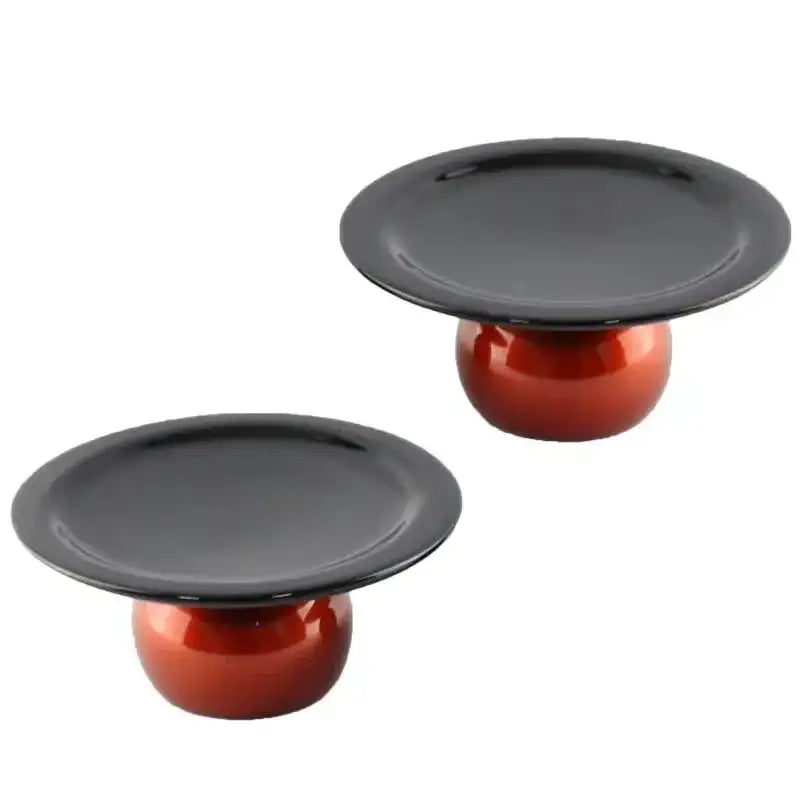 たわわ 高杯 黒玉虫 一対 | 仏具の通販 | インテリア仏壇 ルミエール