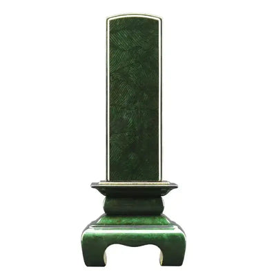 会津 最高級位牌 本甲丸 さざれ波 翡翠メイン画像01