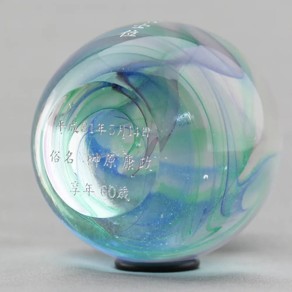 ガラス位牌  oeuf の文字入れサンプル4