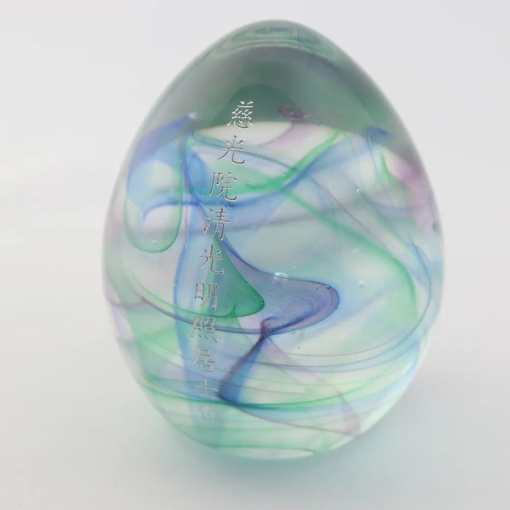 ガラス位牌  oeuf の文字入れサンプル5