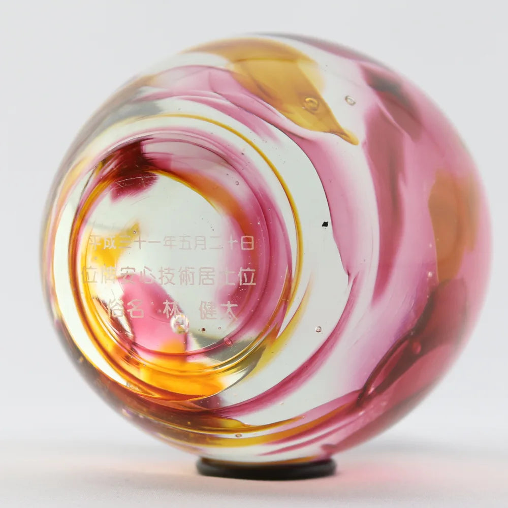 ガラス位牌  oeuf の文字入れサンプル8