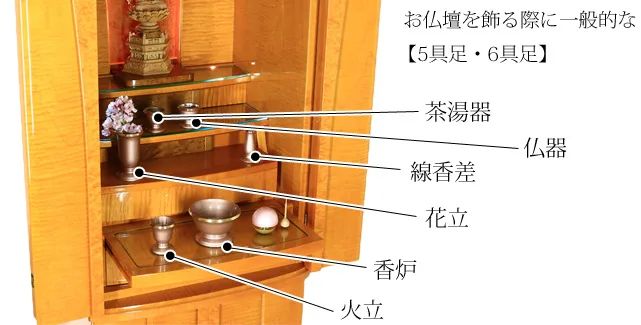 5具足・6具足のお飾り