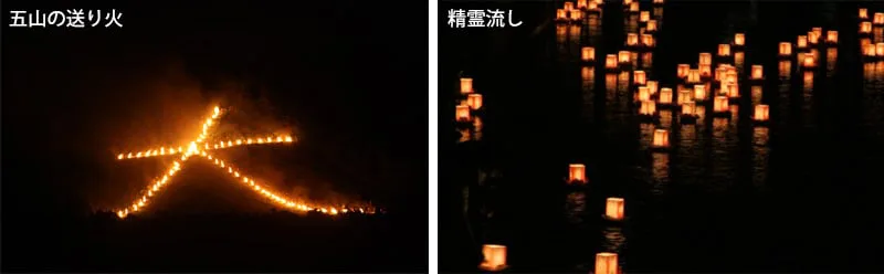 送り火のイメージ