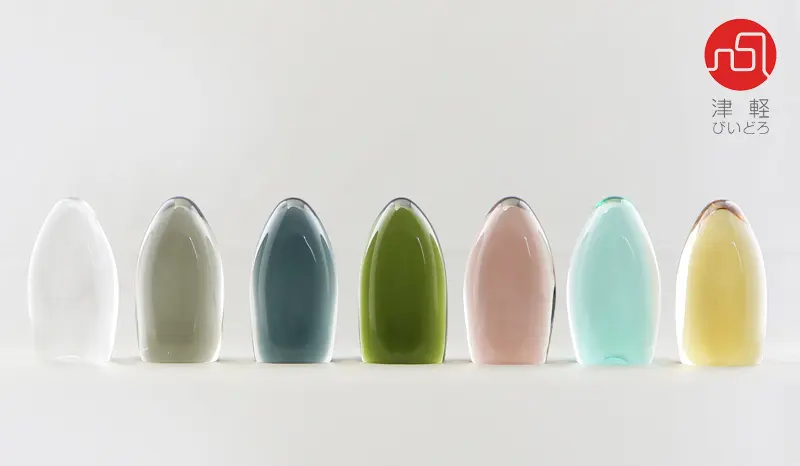 津軽びいどろ×ルミエールの当店オリジナル位牌「水音」