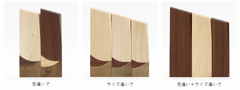 木製位牌「森音」組み合わせイメージ