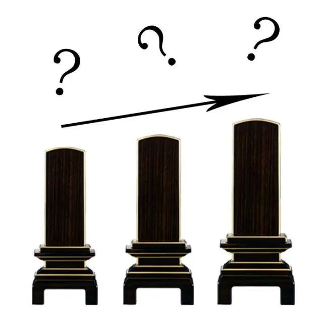 お位牌のサイズ（大きさ）の選び方