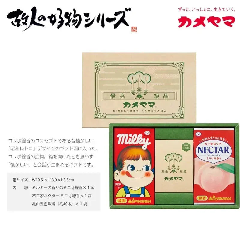 ギフトボックスのサイズやコンセプト説明