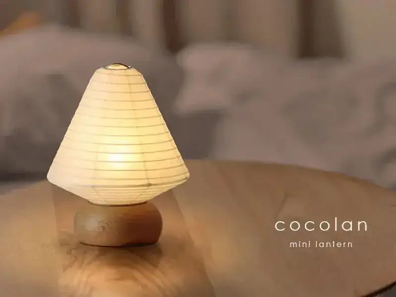ミニ提灯 ココラン MUJI 豆三角 |仏具の通販| インテリア仏壇 ルミエール