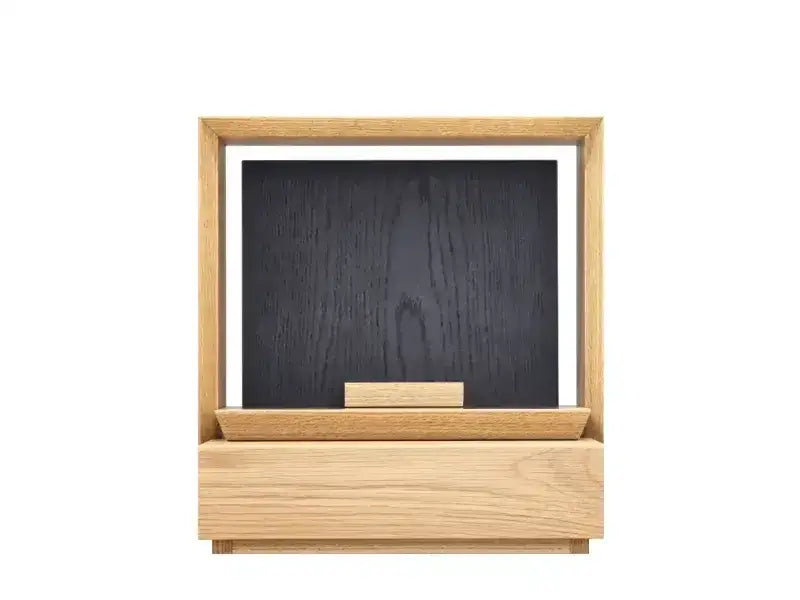 ミニ仏壇 KAKOI  オーク＆墨黒色の360度イメージ画像