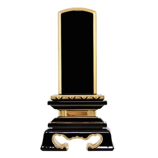 輪島塗位牌 蓮華付春日 呂色メイン画像01