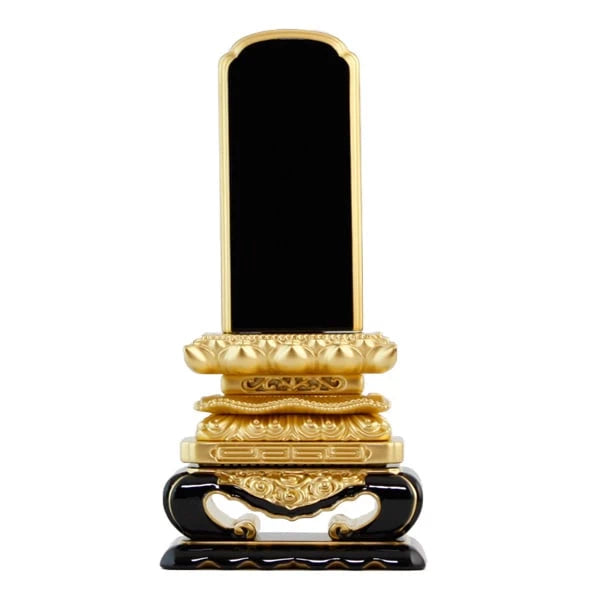 輪島塗位牌 上等猫丸 呂色メイン画像01