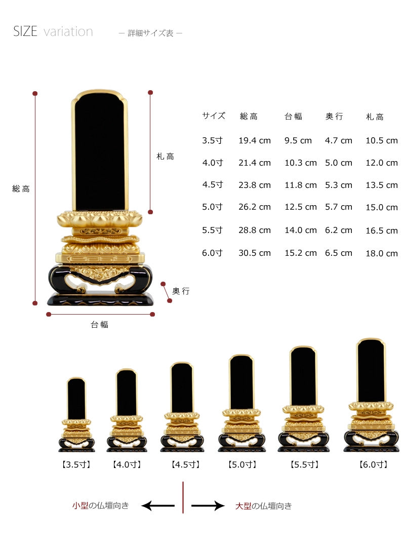 輪島塗位牌 上等猫丸 呂色の商品画像9枚目