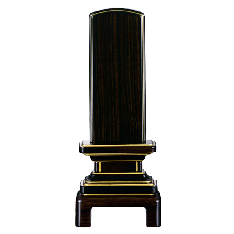 会津唐木漆位牌 京霞 黒檀メイン画像01