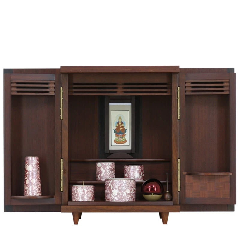 唐木ミニ仏壇 夢SO 紫檀・柿コンビメイン画像03