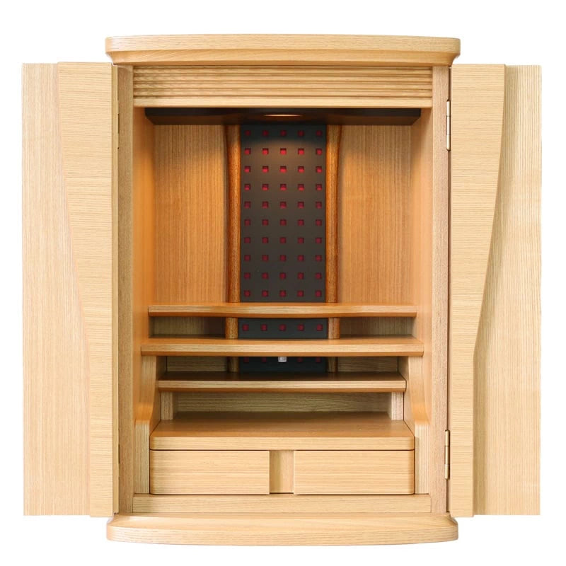 モダン仏壇 ポーロ タモ 20号メイン画像01