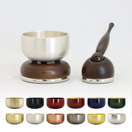 おりんセット まごころ ウォールナットのサムネイル