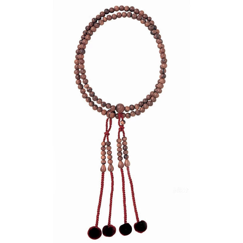 真言宗 本式念珠（男性用） シャム柿 尺二振分 菊房メイン画像01