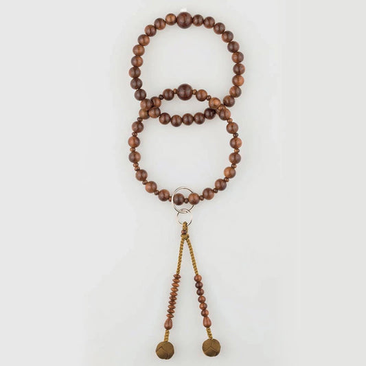 浄土宗 本式念珠（男性用） 栴檀 三万浄土 小田巻梵天房メイン画像01