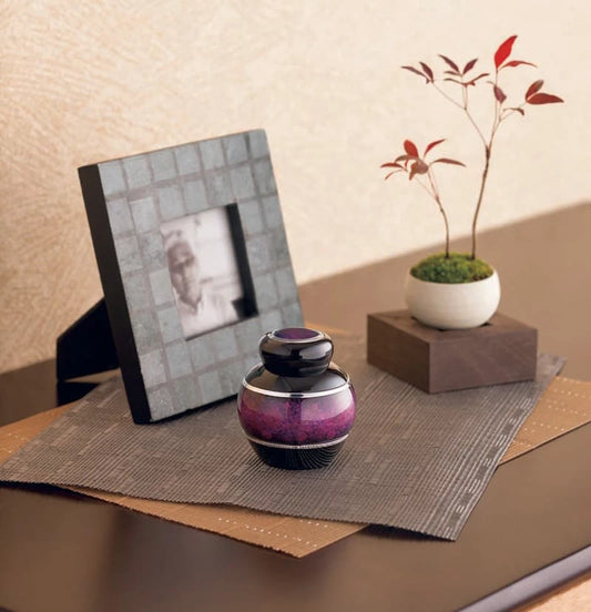 ミニ骨壺 まとう 七宝瑠璃メイン画像01