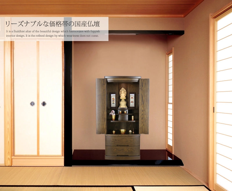 モダン仏壇 ゼフィール ダークの商品画像1枚目