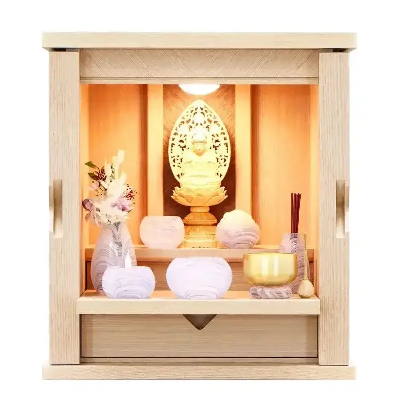 新品【ナチュラルモダン仏壇】13号コンパクト コンパクト仏壇 キューブ 13号 |お仏壇の通販| インテリア仏壇