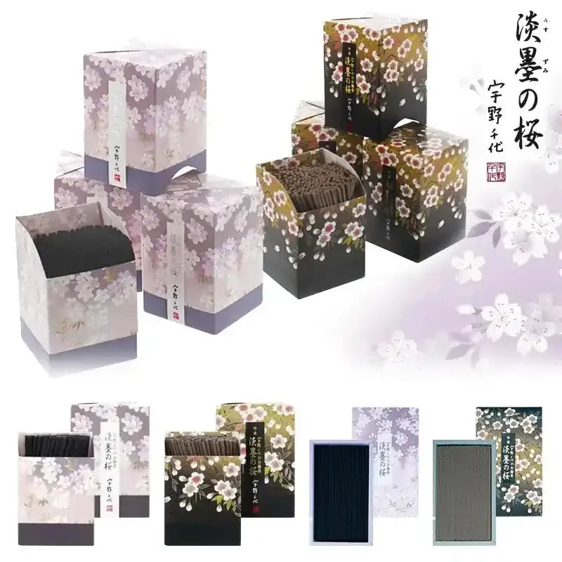 日本香堂 宇野千代のお線香 淡墨の桜シリーズ 各種【自宅用線香