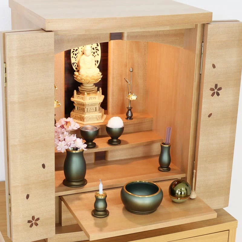 モダン仏壇 桜華 18号/20号 | お仏壇の通販 | インテリア仏壇 ルミエール モダン仏壇 桜華 18号/20号 | お仏壇の通販 | インテリア仏壇 ルミエール