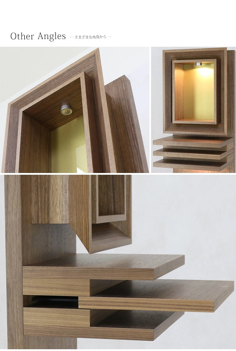 自由型仏壇 かたりま 葵の仏壇内部の様々な角度画像1