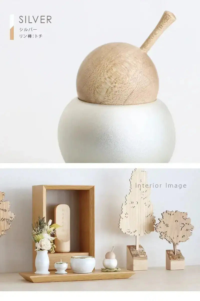 おりんセット pear(ペア) | 仏具の通販 | インテリア仏壇 ルミエール おりんセット pear(ペア) | 仏具の通販 | インテリア仏壇 ルミエール