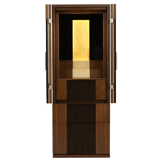 モダン仏壇 伝心 ウォールナット フロアタイプメイン画像01