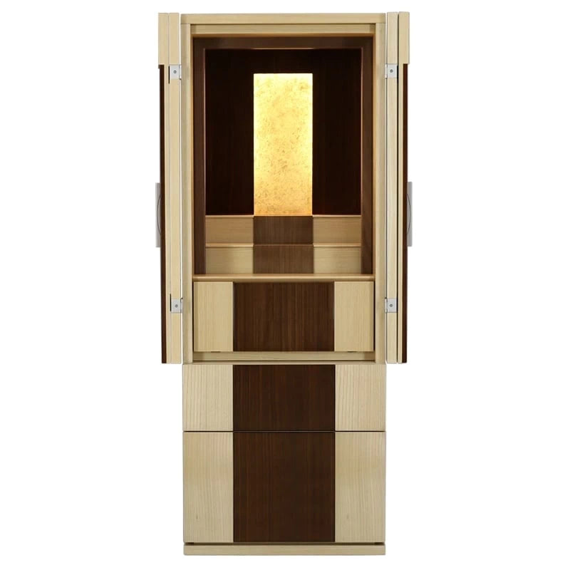 モダン仏壇 伝心 ナチュラル フロアタイプメイン画像01