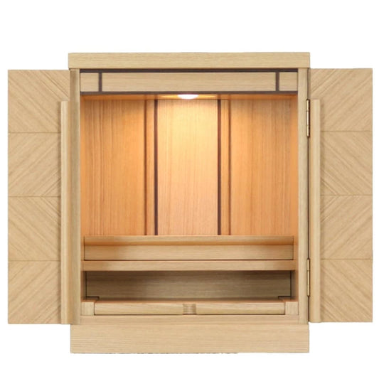 モダン仏壇 ベータ市松 ナチュラルメイン画像01