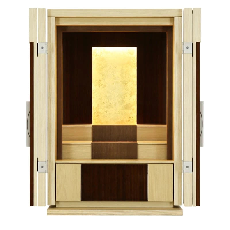 モダン仏壇 伝心 ナチュラル 18号メイン画像01