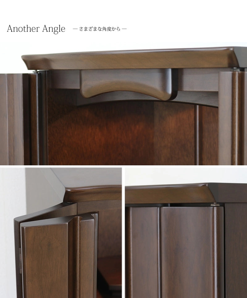 モダン仏壇 クルミ 16号の詳細部分の拡大画像をご覧ください。