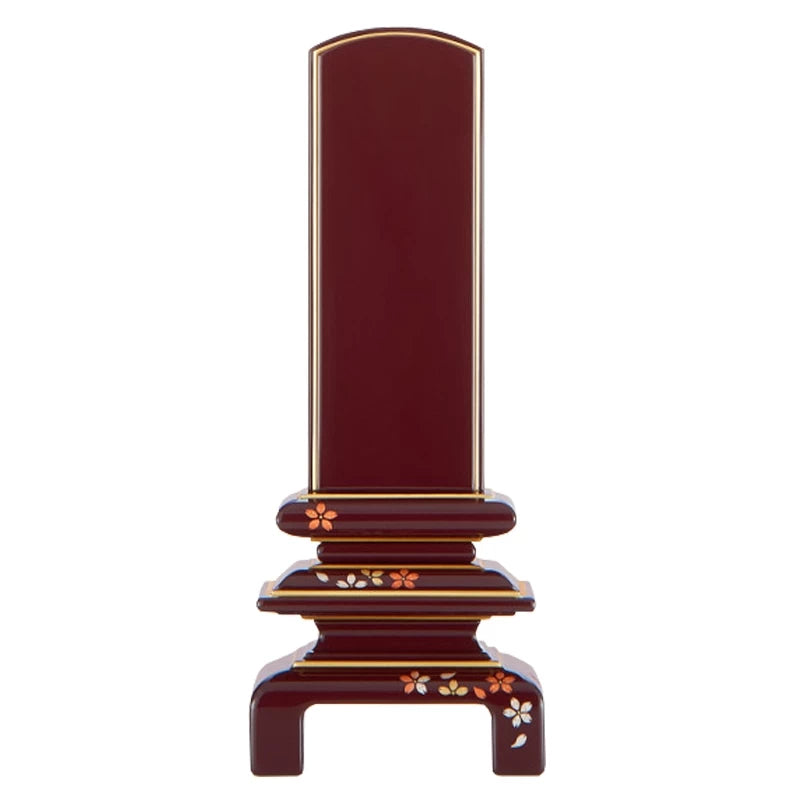 高野位牌 銀杏呂門 蒔絵入り 面粉 タメ色メイン画像01