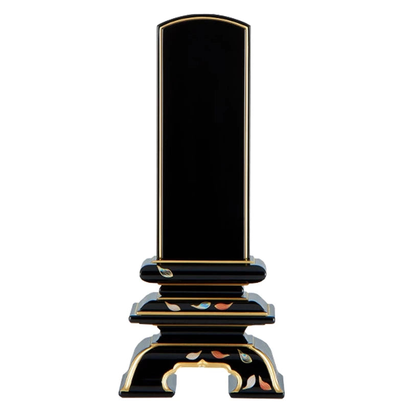 高野位牌 銀杏 蒔絵入り 面粉メイン画像01