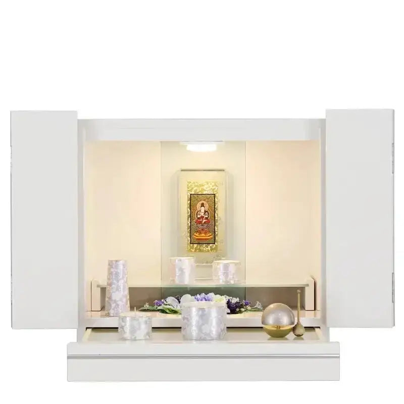 家具調仏壇 15号 白 仏壇　042901 モダン仏壇 アンジュ ホワイト 15号 |お仏壇の通販| インテリア