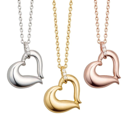 遺骨ペンダント プチオープンハートメイン画像01