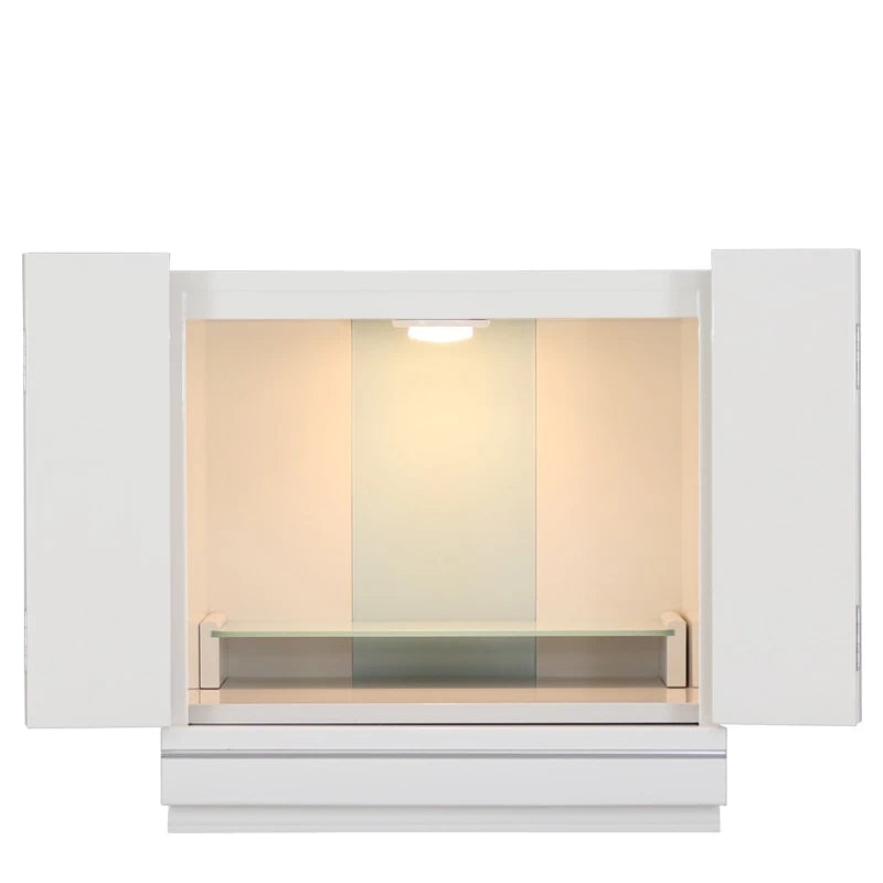 モダン仏壇 アンジュ ホワイト 15号メイン画像01