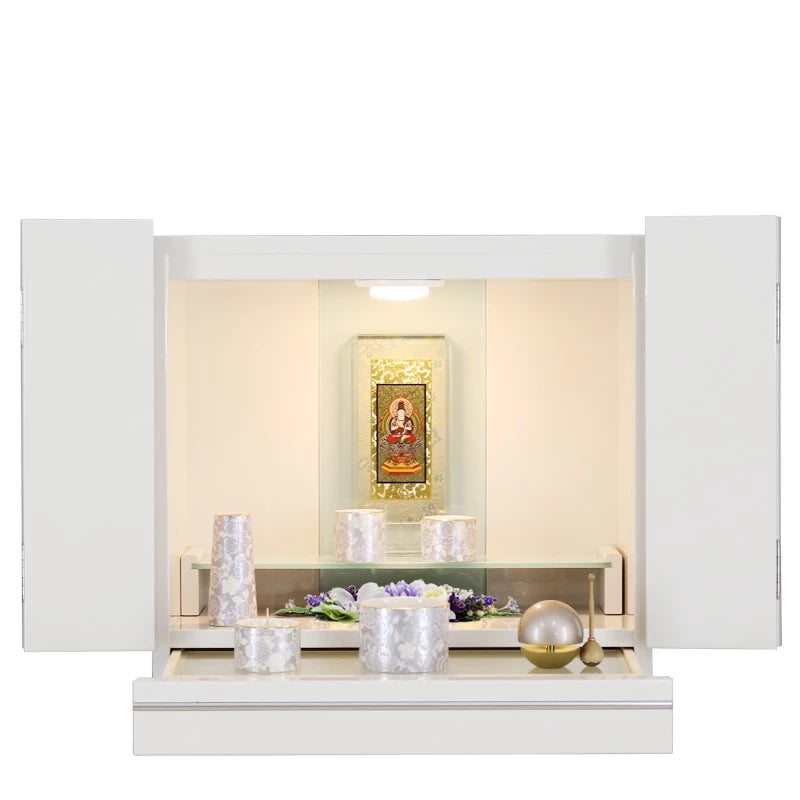 モダン仏壇 アンジュ ホワイト 15号メイン画像02