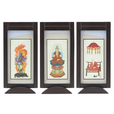 スタンド型掛け軸「遥」ウォールナット色 ミニサイズ 【各宗派対応】メイン画像01